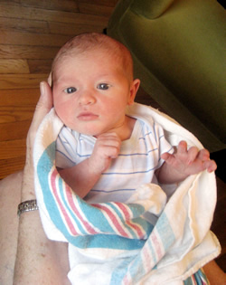 Riley Jack, 4 days old