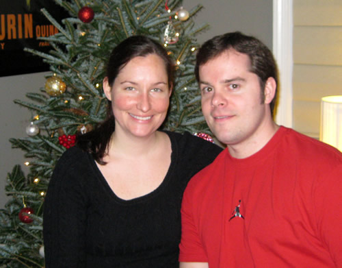 Me and Adam, Christmas 2008